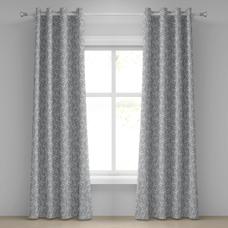 Sateen Semi Sheer Pair, 50" W x 84" L