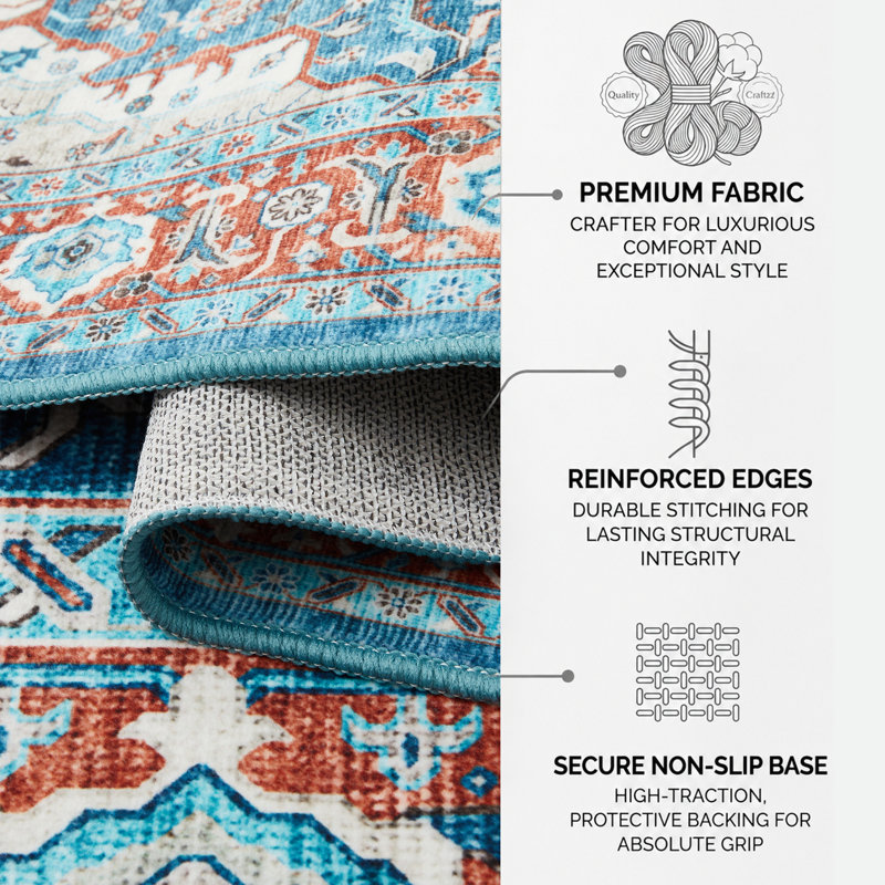 Cashmere Machine Tufted Area Rug ( Low-Pile Traditional), Rectangle 120 x 170 cm
