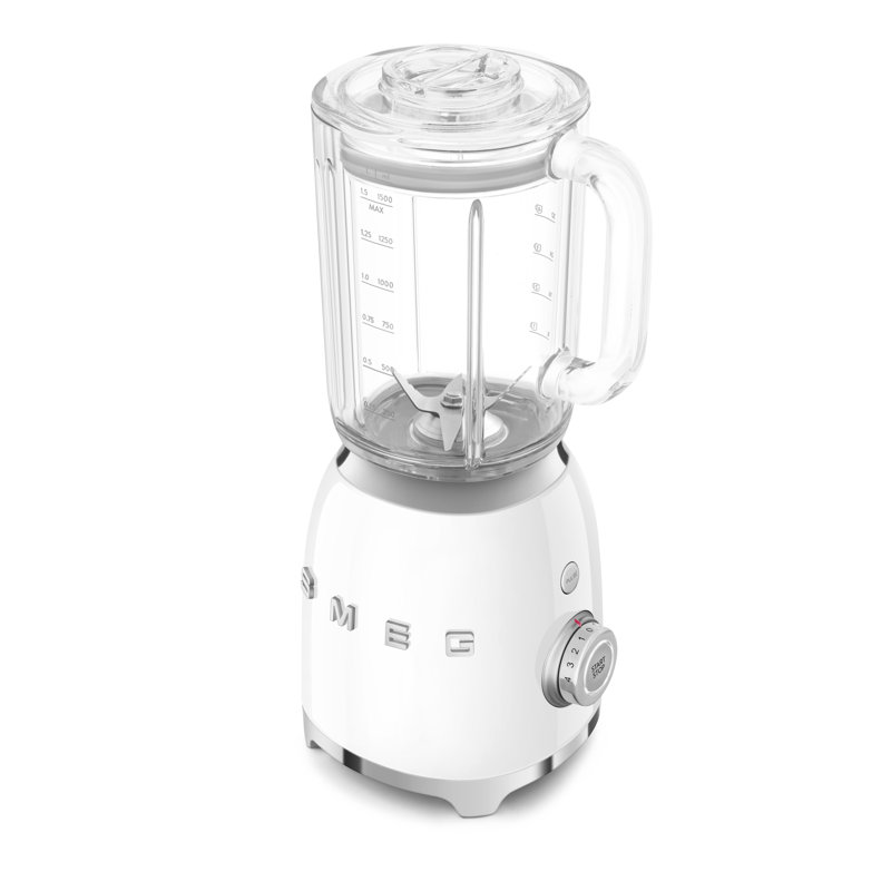 Glass Jar Stand Blender, White