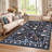 Washable Rugs Non Slip Area Rugs for Bedroom,Farmhouse Floral Carpets for Hallway,Dining Room,Bathroom,Nursery-82172141-82172130