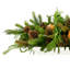 Holiday Arrangement with Evergreens, Pinecones and Pomegranates