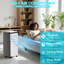 Climatiseur portatif 3-en-1 10 000 BTU - Déshumidificateur, ventilateur, minuterie 24H, mode veille, télécommande et affichage numérique pour la maison / le bureau-126148006