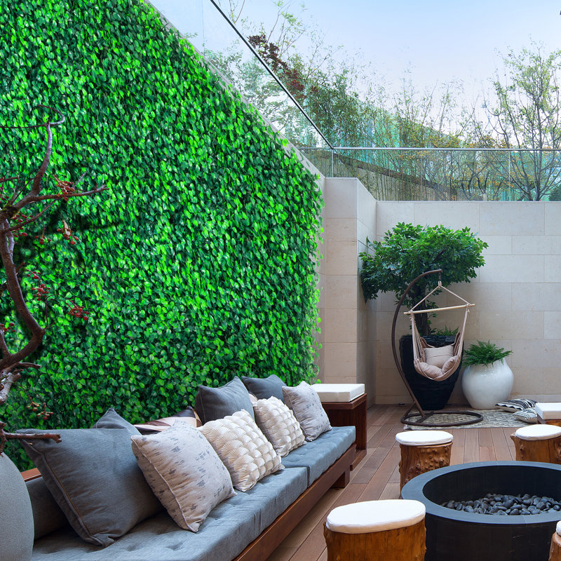 50.8cm Faux Boxwood Hedge