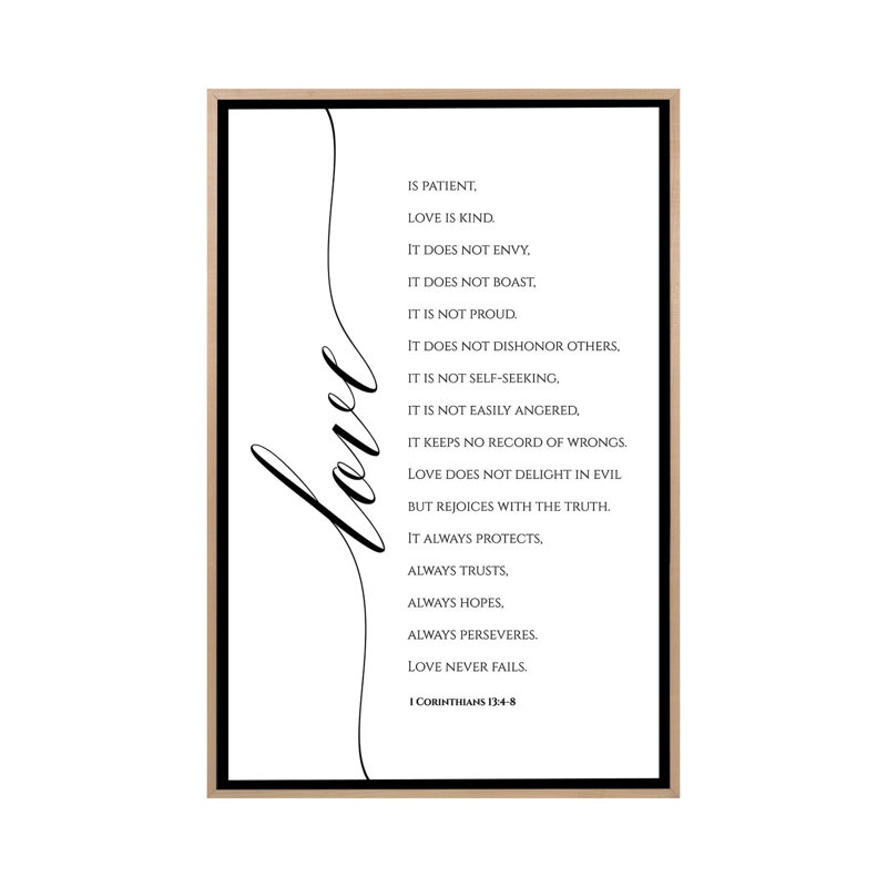 Print on Canvas, 66.04cm H x 45.72cm W x 3.81cm D, Oak Floater Framed