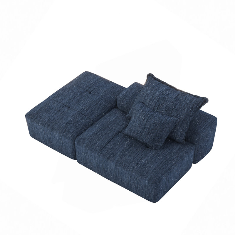 Canapé modulaire surdimensionné Modern, Bleu