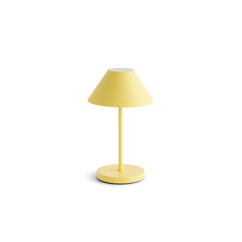 Abat-jour en métal 10 po Fununa, H 10 po x l 6 po x P 6 po, Jaune
