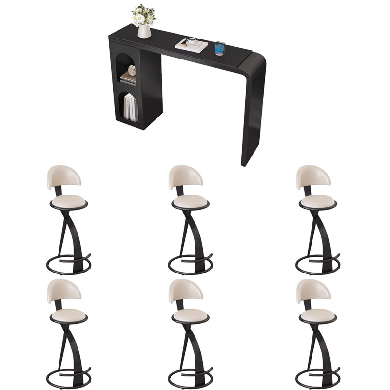 Plourde, Noir, H 41,3 po x L 70,8 po x l 15,7 po, Noir