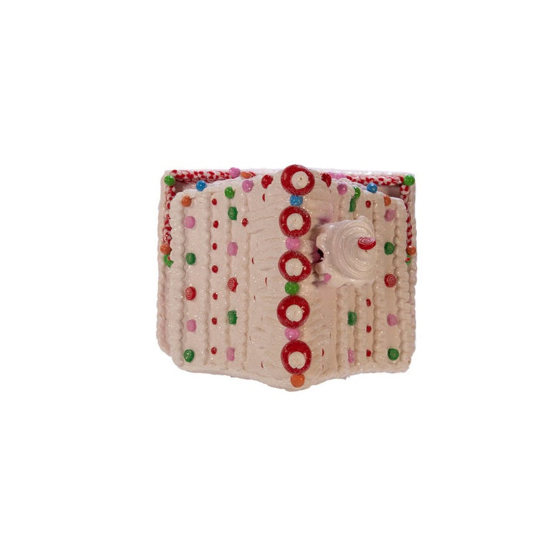 Kurt Adler Battery-Operated LED Gingerbread Candy House, 10in
