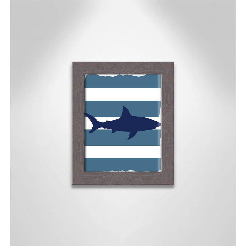 Wild One 1' Wall Decal, 10" H x 8" W x 0.6" D, Grey Woodgrain Flat Framed