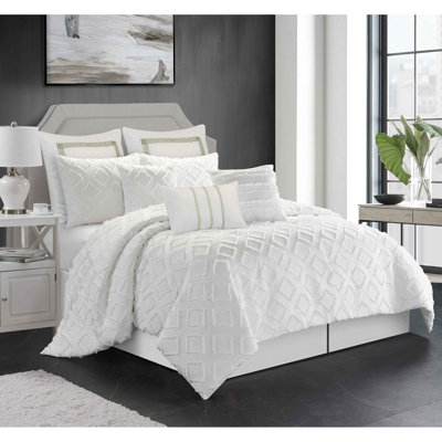 Microfiber 7 Piece Comforter Set