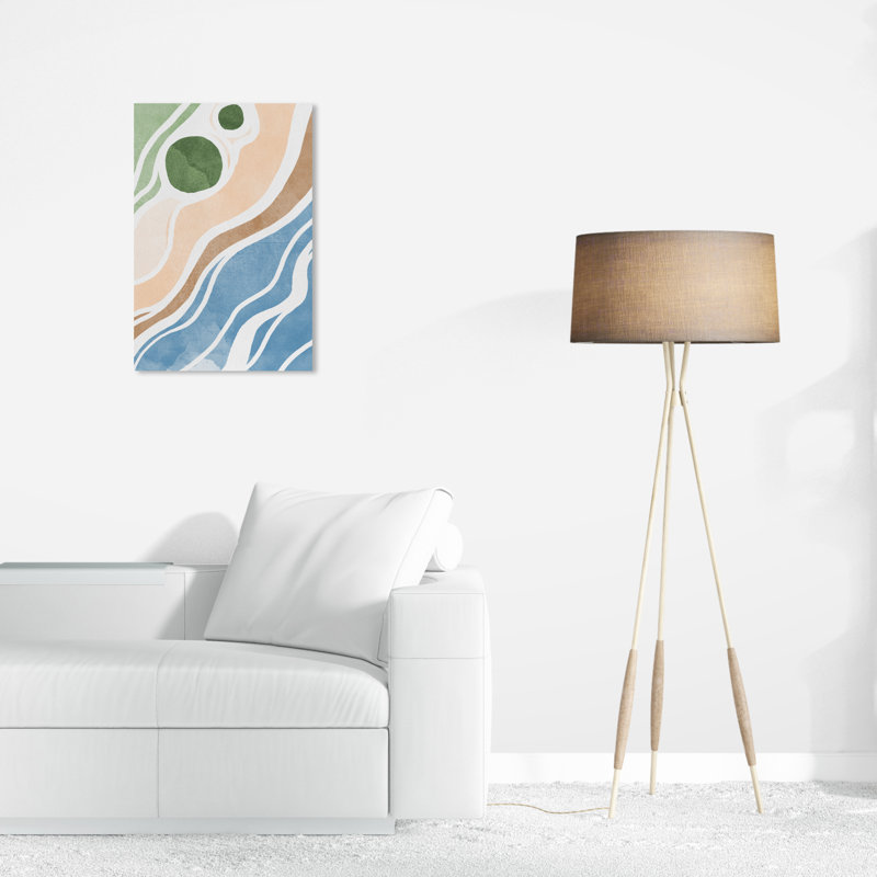 «Deyonte Topdown Beach», impression sur toile tendue, H 24 po x l 16 po x P 0,8 po