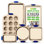 NutriChef 6 Piece Non-Stick Steel Bakeware Set