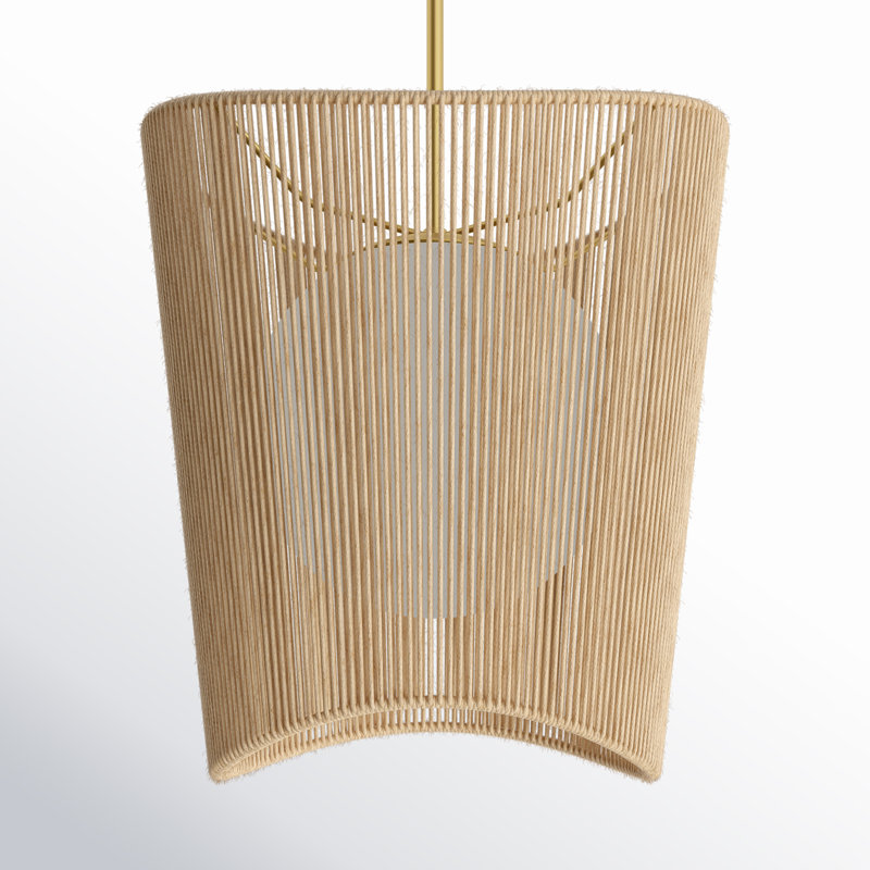 Luminaire suspendu en laiton doux à 1 lumière Moorcroft