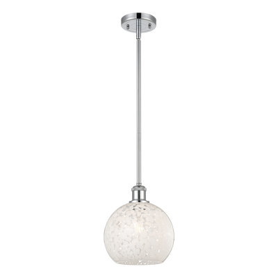 Ballston Mouchette 1 Light Stem Hung Pendant-516-G1216