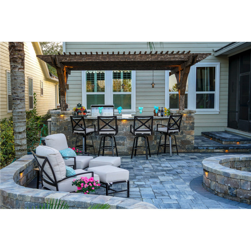 La Jolla Outdoor Lounge Chair, Canvas Flax Sunbrella®