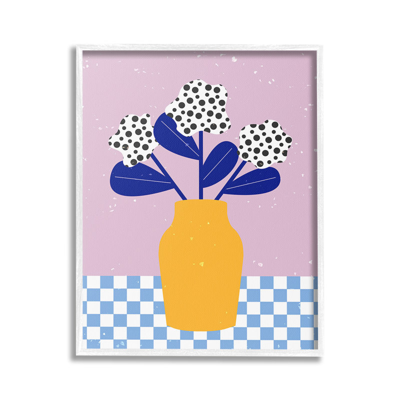 Moderne, pois, plantes, giclée, art par Melissa Wang, Estampe numérique encadrée blanc bord de mer, H 30 po x l 24 po