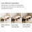 Retro-style solid wood granite dining table-301361133
