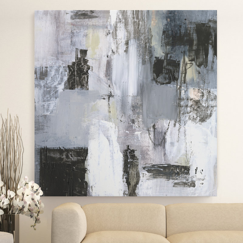 «Cinder Composition II», reproduction d'art sur toile, H 32 po x l 32 po x P 1 po, Toile tendue