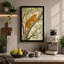 Resting Leopard Botanical - Wrapped Canvas-586585417-586585430