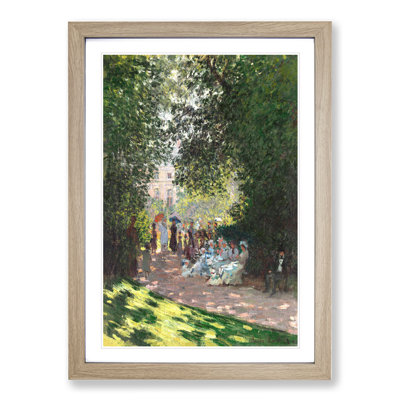 The Parc Monceau Vol.1 by Claude Monet - Picture Frame Painting