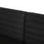 3 places avec siège en aluminium et matériaux hydrofuges, cadre noir stable