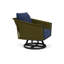 Escape Outdoor Swivel Lounge Chair-625291760