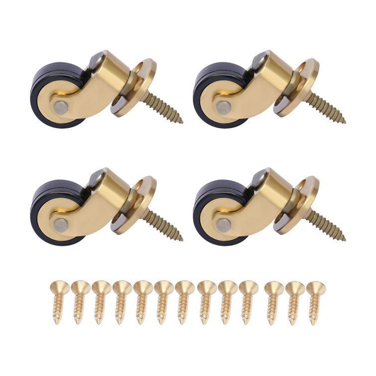 YYBSH 360 Degree Rotation Brass Casters & Reviews