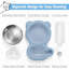 Ensemble de petits bols pour chat en acier inoxydable avec distributeur d'eau intégré, station d'alimentation pour animaux double usage-131643922