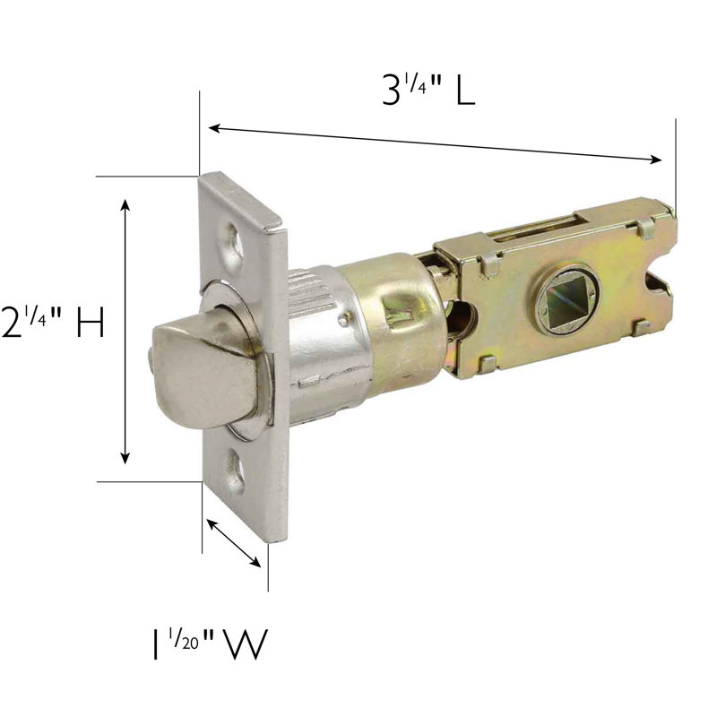 Satin Nickel Universal Handing Deadbolt Lock