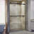 60'' - W x 74'' H Double Added Door Frameless Shower Door with-71010188