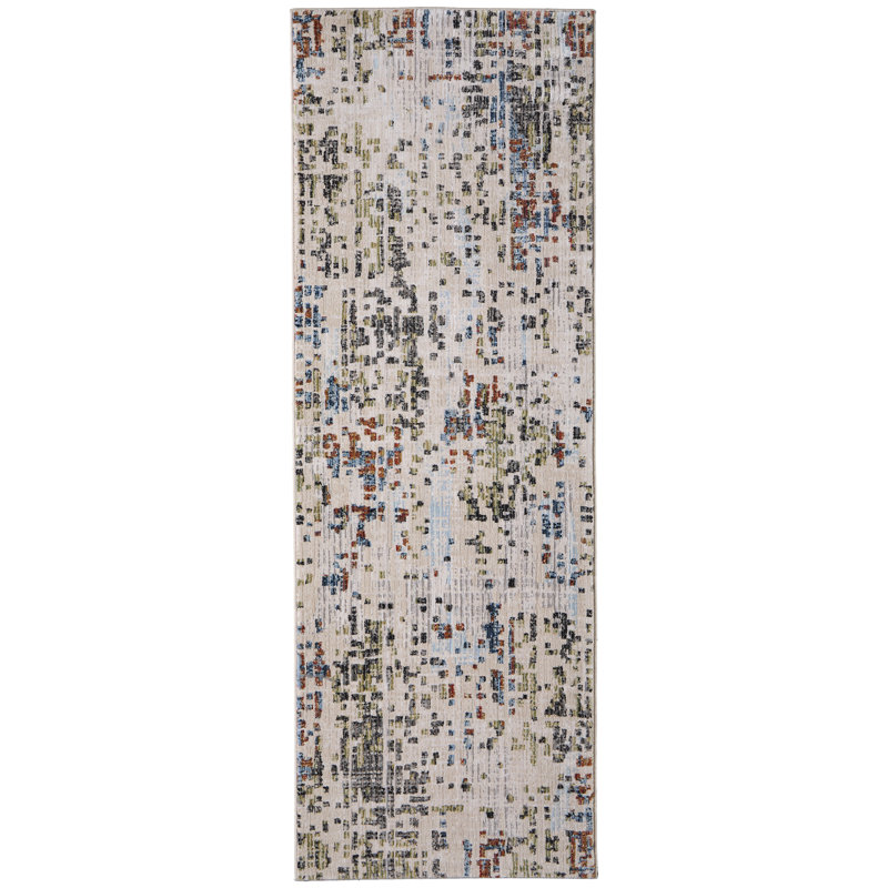 Maxin Performance Abstract Indoor Rug, Runner 2'6" x 7'3"