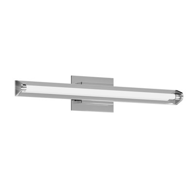 Barre d'éclairage de salle de bain 1 lumière DEL à intensité variable Plymouth