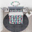 Ensemble de housse de couette couleur rétro à cercles couleur rétro designart mosaic-35228893