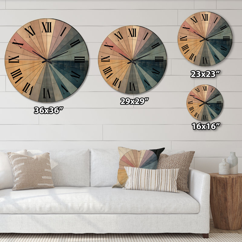 Horloge murale rétro Mid Balance Mid-Century New Balance, Moyenne