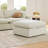148.8" Modern 6-Piece Modular Upholstered Sectional Sofa With Plush Foam Cushions & Solid Wood Frame-356945365