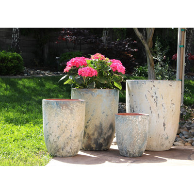 Ensemble de 4 pots à fleurs en cône PLANTatorEM Milano