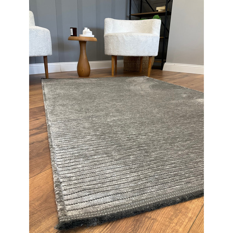 Aundrey Solid Colour Chenille Area Rug, Rectangle 15' x 10'