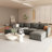 Modern Large Sectional Sofa-403685749
