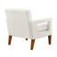 Salon 2 pièces de style moderne avec revêtement en chenille beige, ressorts ensachés et pieds en bois massif, coussins de dossier attachés revêtus de coussins de siège, de style et réversibles, pieds de structure-553375725