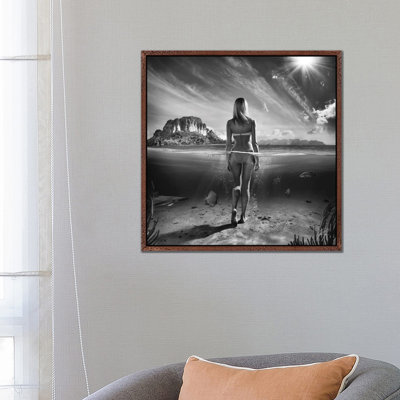 Bikini Girl I by Kathrin Federer - Print on Canvas