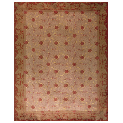 Tapis antique noué Allover Donegal - Arts & Crafts