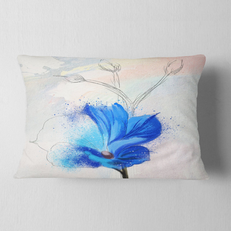Coussin lombaire floral magnifique