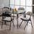 MECO Sudden Comfort Deluxe Fabric Padded Folding Chair Set, Black, (12 Pack)