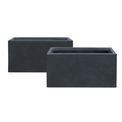 Tali 2-Piece Rectangular Indoor/Outdoor Planters