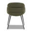 Chaise capitonnée Vanwinkle en vert Midori
