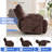 Wide Modern And Overstuffed Soft Oversize Rocker And Swivel Manual Recliner (Set Of 2)-1484068345