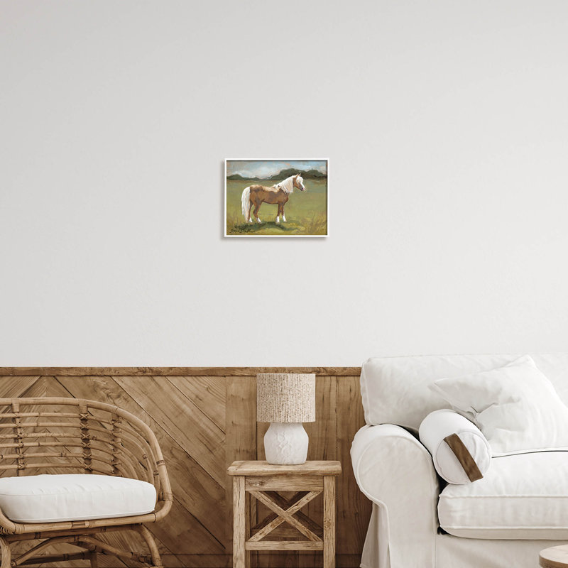 Art champêtre, art champêtre, H 11 po x l 14 po x P 1,5 po, Giclée encadrée blanc bord de mer