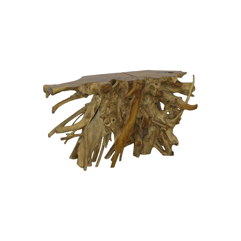 Console en bois massif brun naturel Origins
