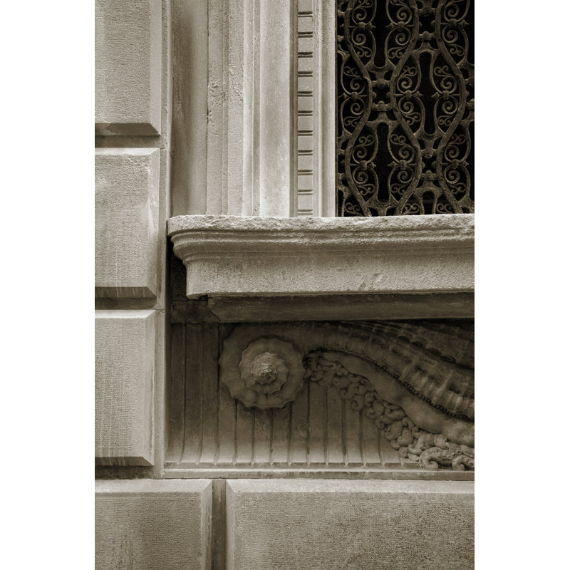 Architecture Detail in Sepia I by Laura DeNardo - Photograph, Wrapped Canvas, 46cm H x 30cm W