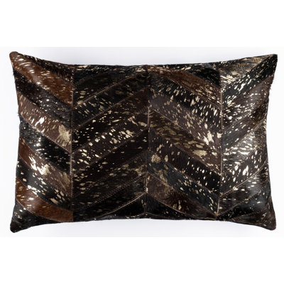 Cowhide Throw Pillow